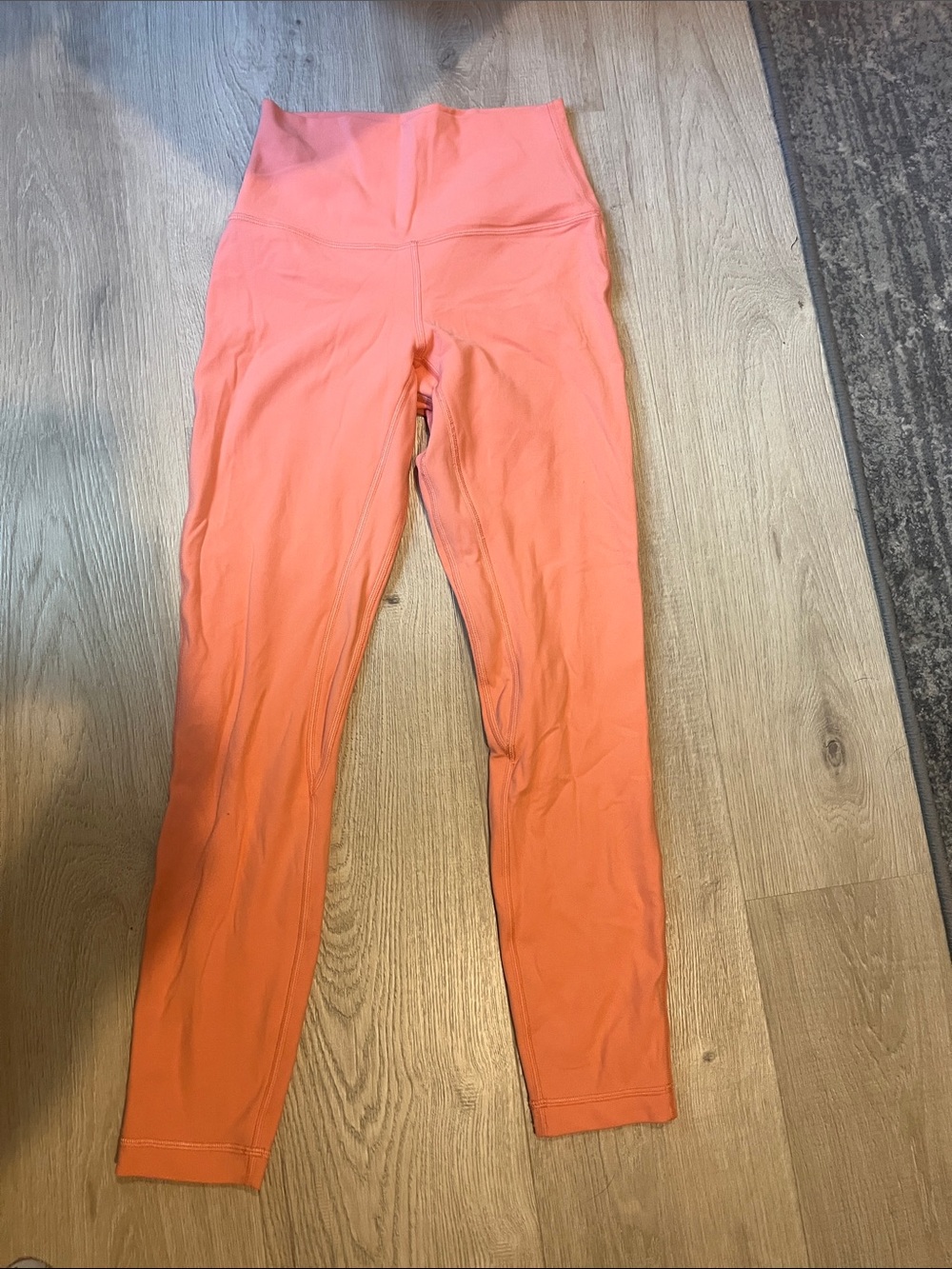 Coral Color Lululemon Leggings- Size 4